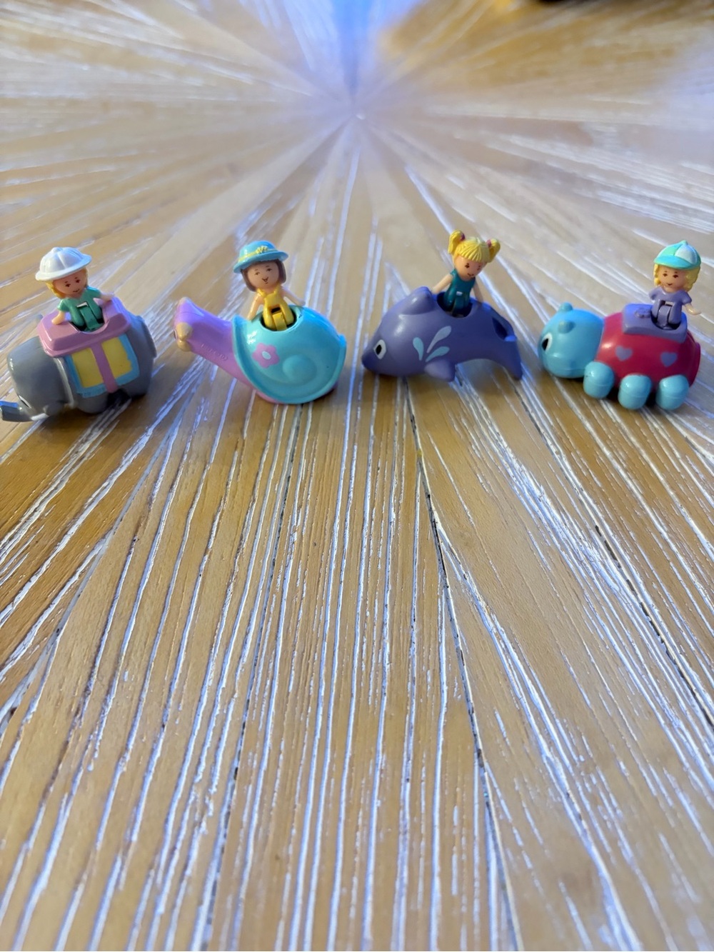 1992 COMPLETE set of all 4 Bluebird Polly Pocket Pen Topper Pals